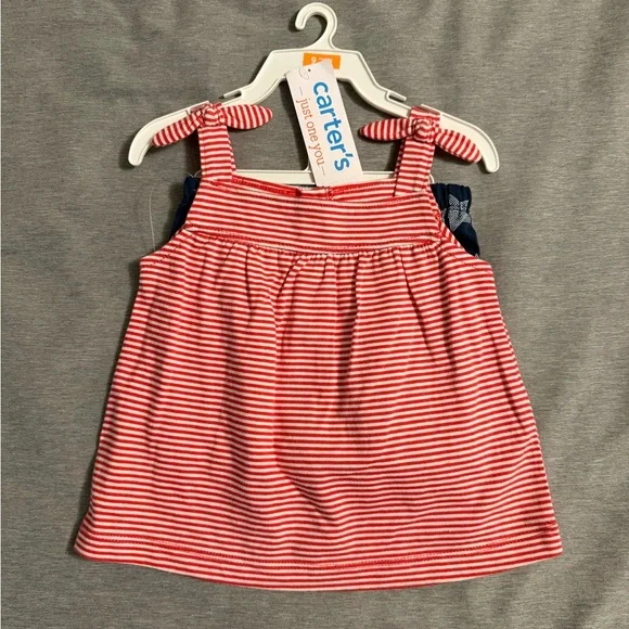 Carter's Striped Red and White Camisole - Picture 1 of 6